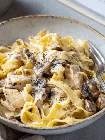 Chicken Mushroom Alfredo Recipe