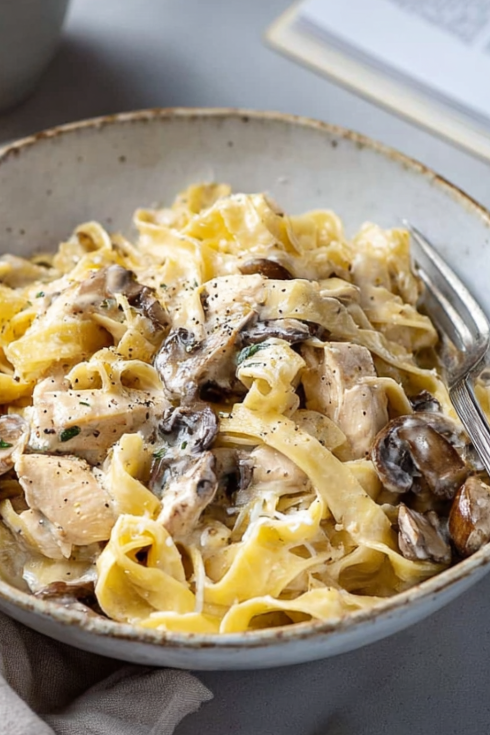 Chicken Mushroom Alfredo Recipe