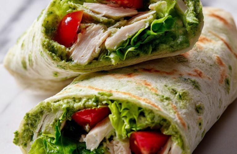 Chicken Pesto Wrap Recipe