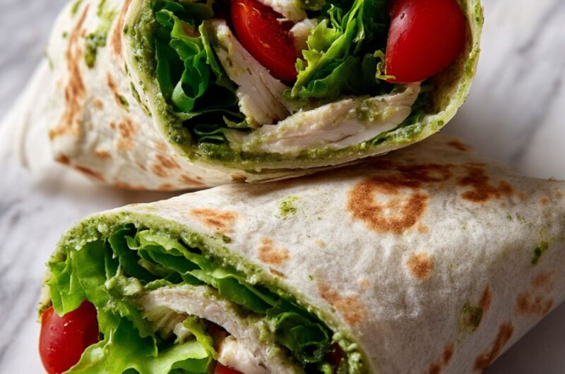 Chicken Pesto Wrap Recipe