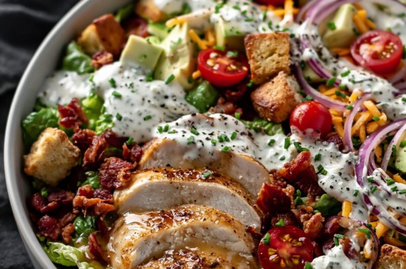 Cracker Barrel Chicken BLT Salad Recipe