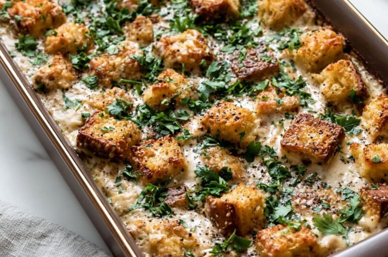Cracker Barrel Chicken-Stuffing Bake Recipe