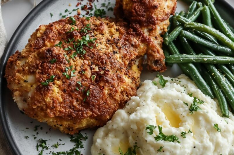 Cracker Barrel Cornbread Crusted Chicken Recipe