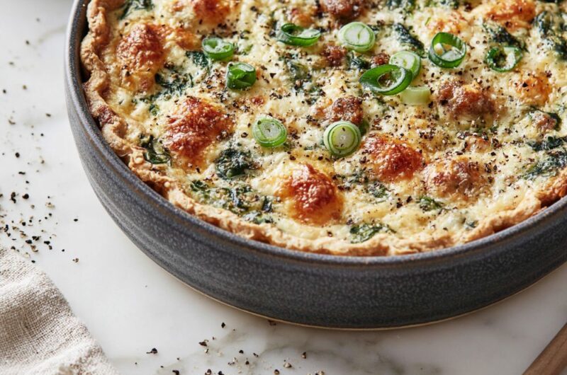 Cracker Barrel Country Sausage Quiche Recipe