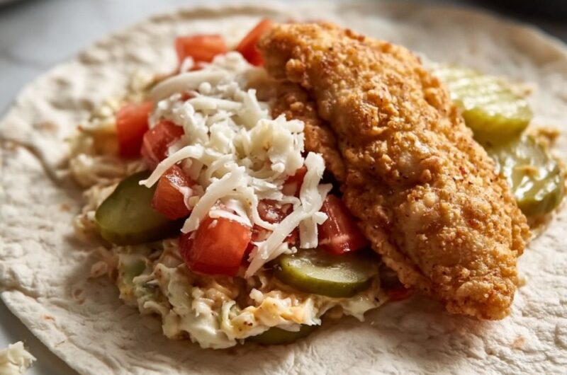 Cracker Barrel Honey Mustard Chicken Tender Wraps Recipe