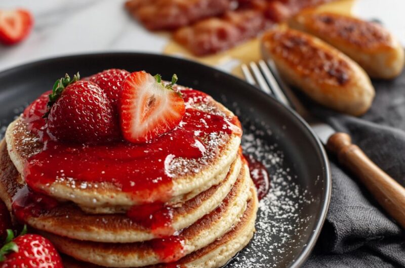 Cracker Barrel Strawberry Cheesecake Pancakes Recipe