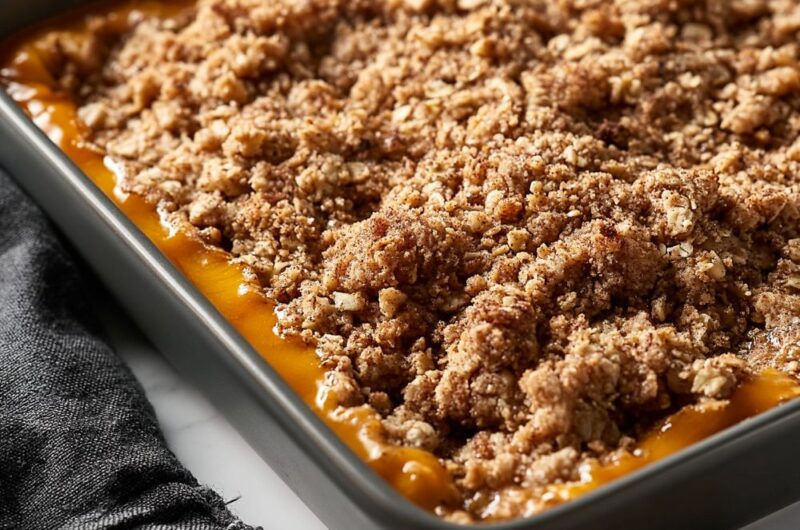 Cracker Barrel Warm Cinnamon Peach Crisp Recipe