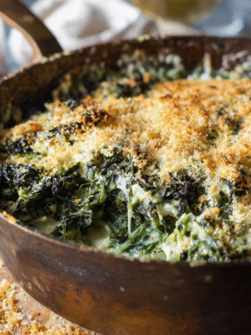 Creamed Spinach Bake Recipe