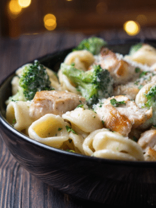 Garlic Herb Chicken Con Broccoli Recipe