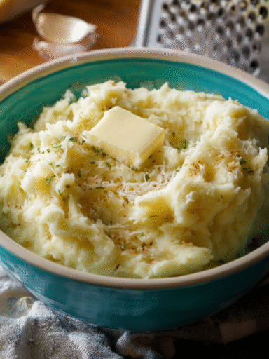 Garlic Parmesan Mashed Potatoes Recipe