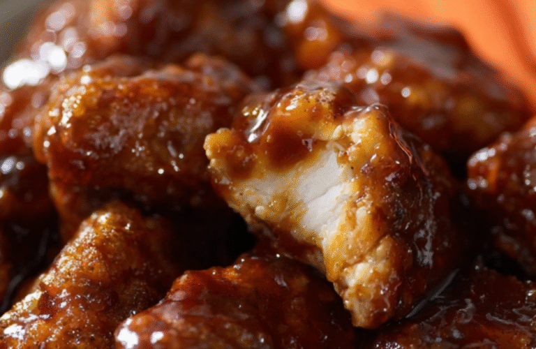 Honey BBQ Boneless Wings Recipe