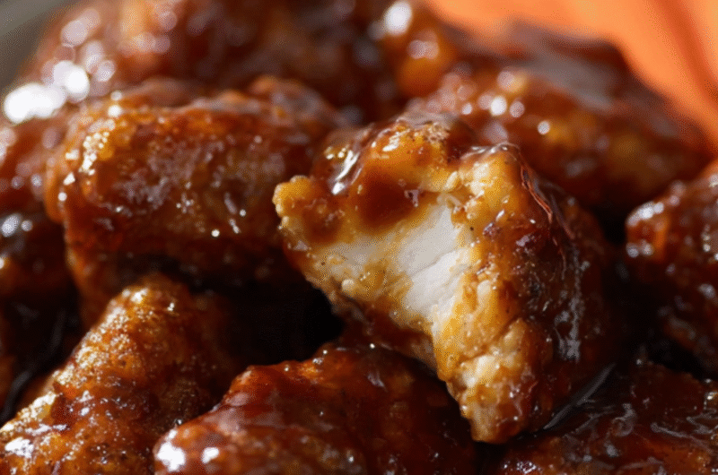 Honey BBQ Boneless Wings Recipe