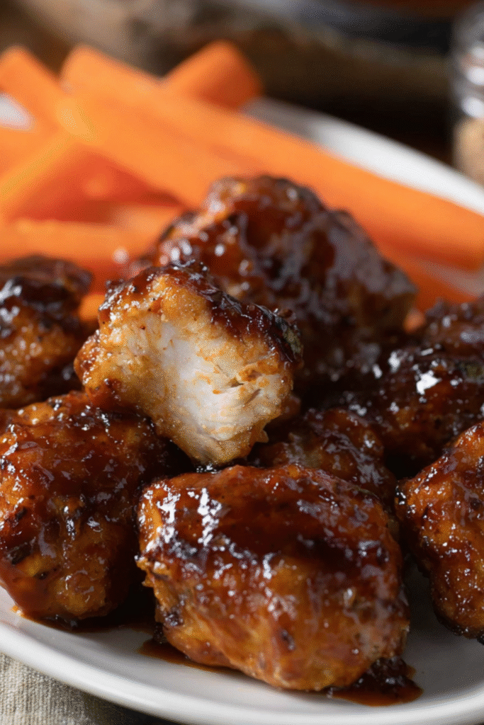 Honey BBQ Boneless Wings Recipe