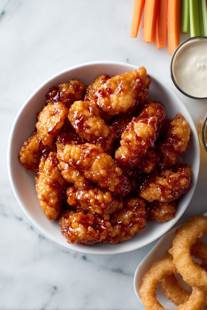 Honey BBQ Boneless Wings Recipe