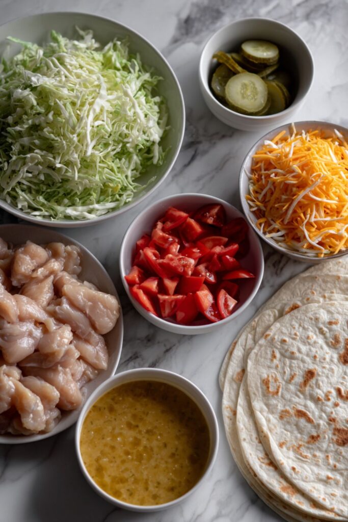 Honey Mustard Chicken Tender Wraps Recipe