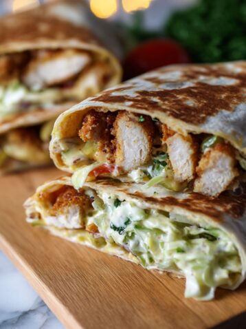 Honey Mustard Chicken Tender Wraps Recipe