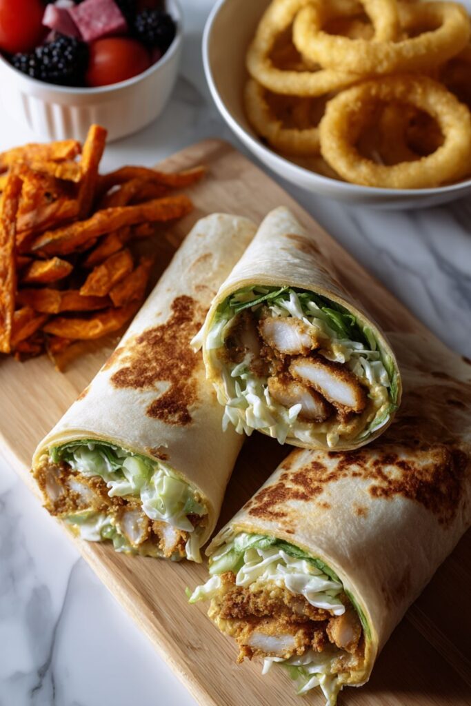 Honey Mustard Chicken Tender Wraps Recipe