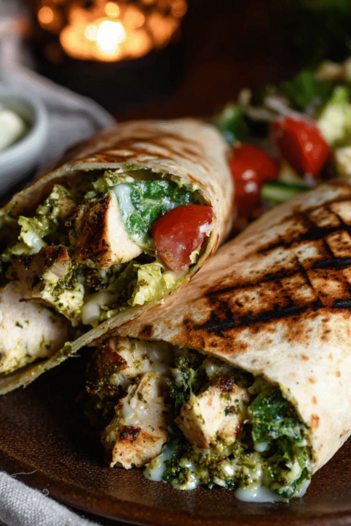 Chicken Pesto Wrap Recipe