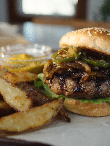 Crispy Jalapeño Burger Recipe