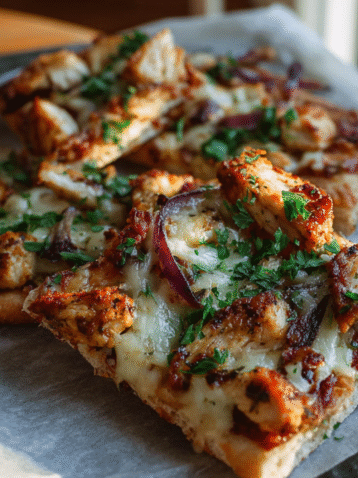 BBQ Chicken Flatbread Recipe