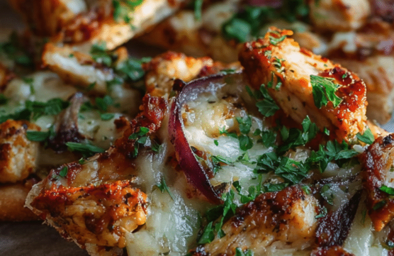 BBQ Chicken Flatbread Recipe