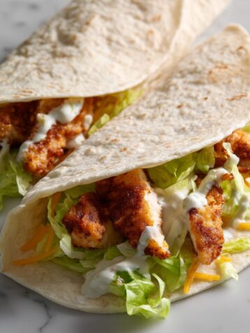 Ranch Chicken Snack Wrap Recipe