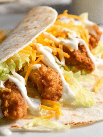 Ranch Chicken Snack Wrap – Easy McDonald’s Copycat