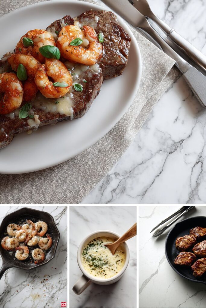 Shrimp 'N Parmesan Sirloin Recipe