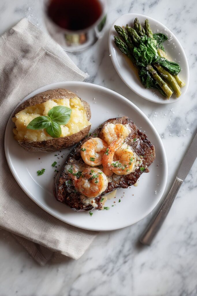 Shrimp 'N Parmesan Sirloin Recipe