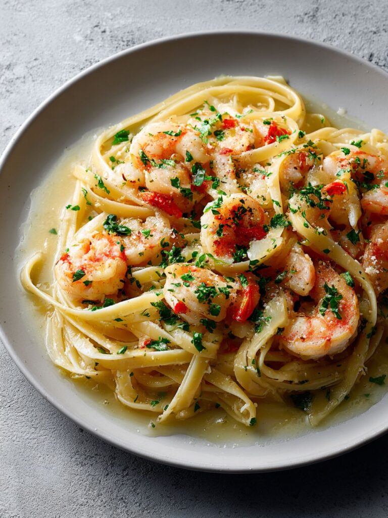 ​ Shrimp Scampi Pasta Recipe
