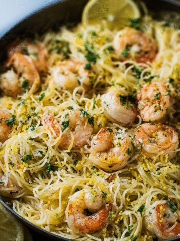 Shrimp With Angel Hair Pasta​ Recipe