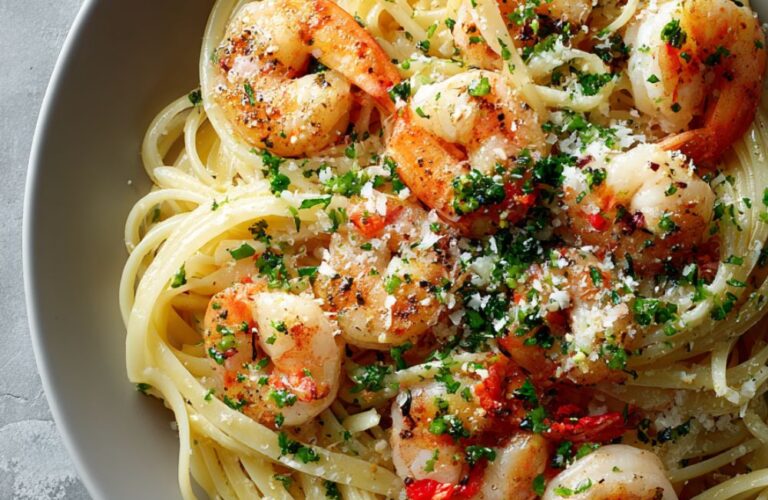 Shrimp With Angel Hair Pasta​ Recipe