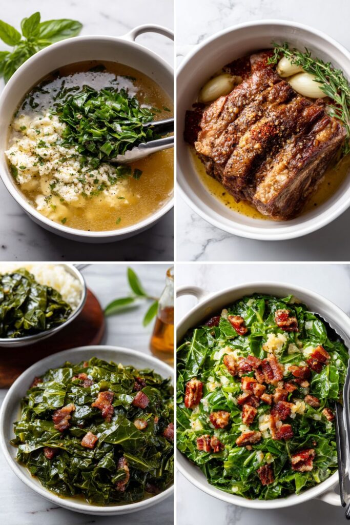 Southern Greens with Ham Hocks Recipe