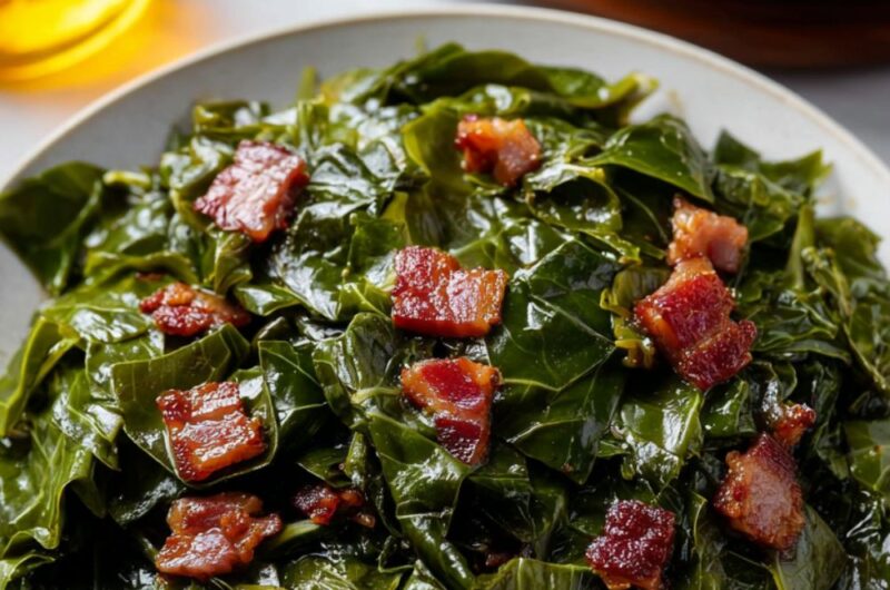 Southern Greens with Ham Hocks Recipe