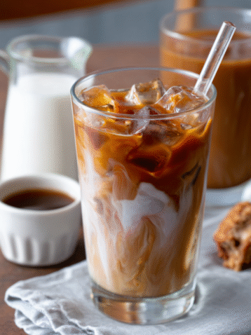 Iced Coffee with Classic Syrup Recipe