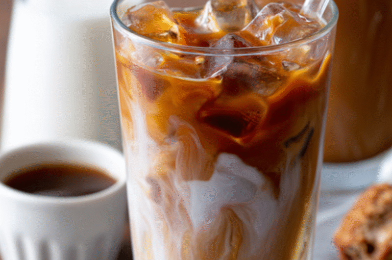 Iced Coffee with Classic Syrup Recipe