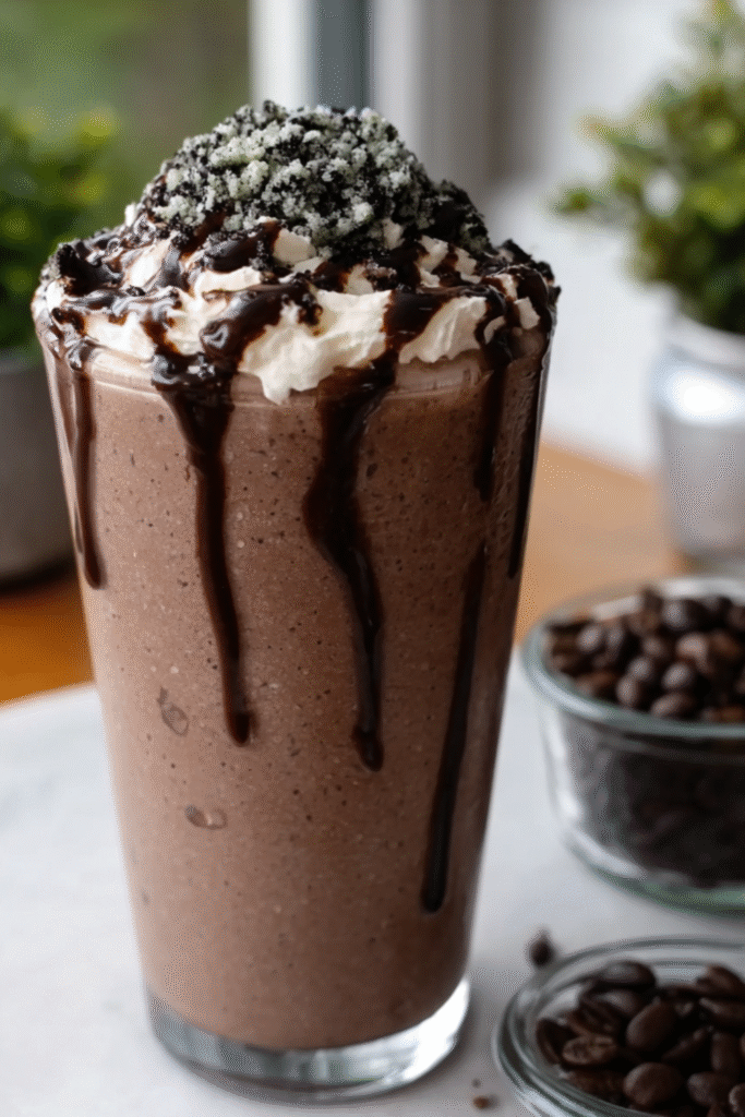 Mocha Cookie Crumble Frappuccino Recipe