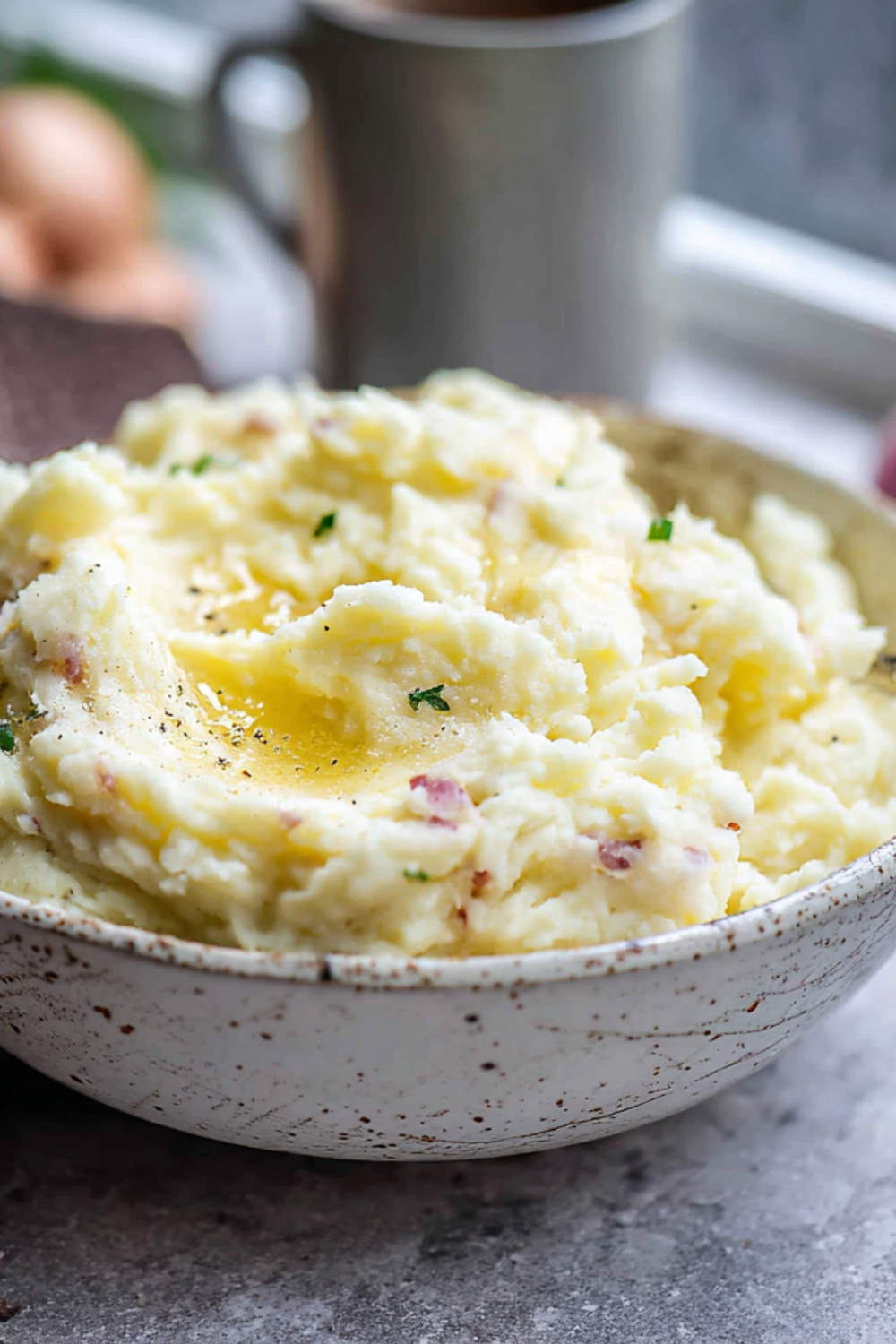 Steak House Garlic Mashed Potatoes Recipe