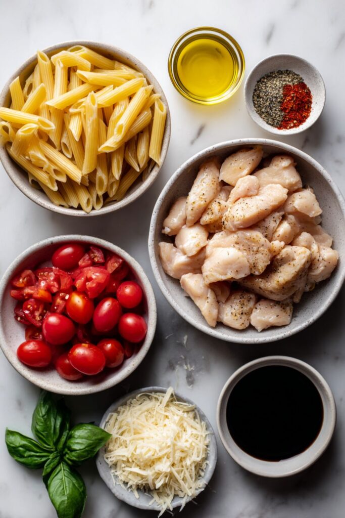 Three Cheese Chicken Penne Recipe
