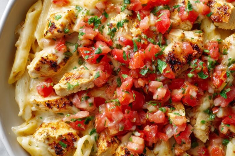 Three Cheese Chicken Penne Recipe