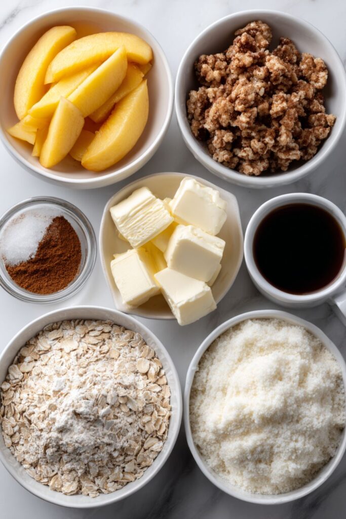 Warm Cinnamon Peach Crisp Recipe