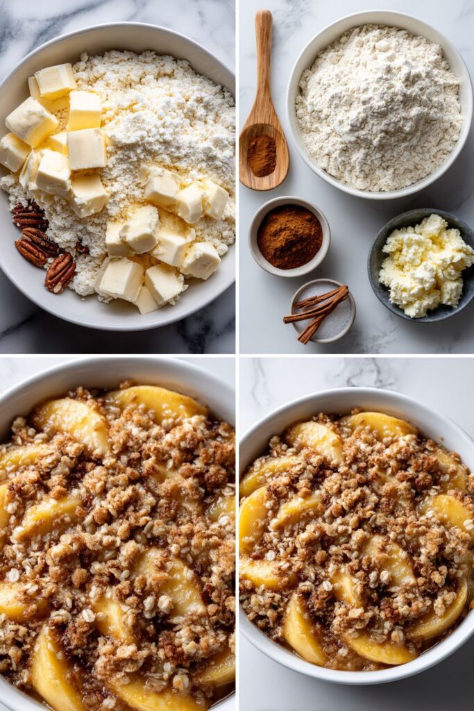 Warm Cinnamon Peach Crisp Recipe