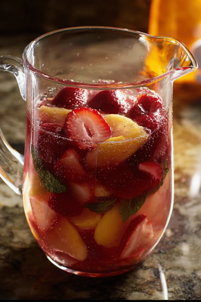 Strawberry Peach Sangria Recipe