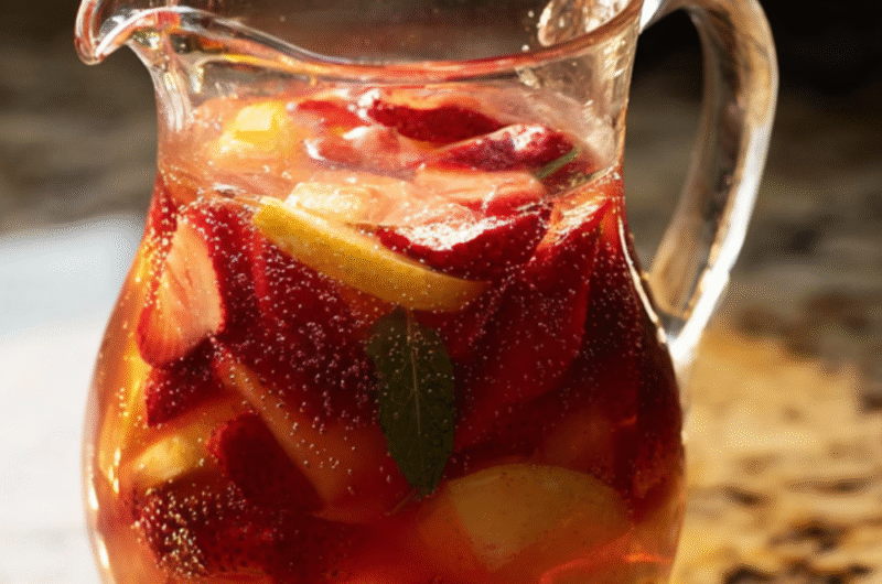 Strawberry Peach Sangria Recipe
