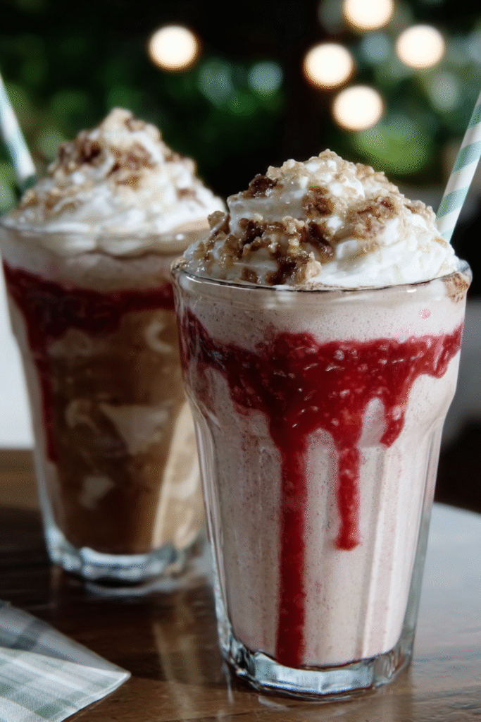 Strawberry Funnel Cake Frappuccino Recipe