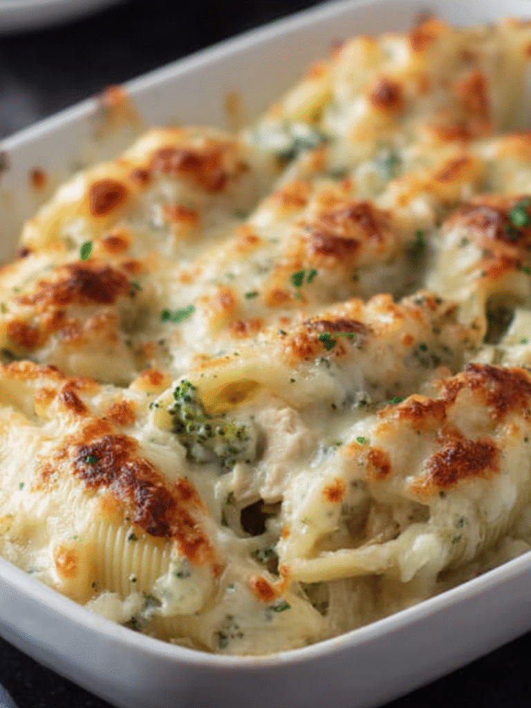 Stuffed Fettuccine Alfredo Recipe