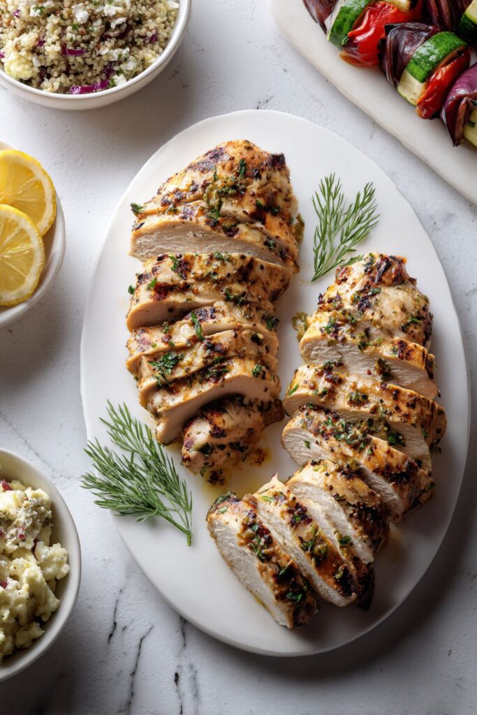 Cedar Grilled Lemon Chicken Recipe