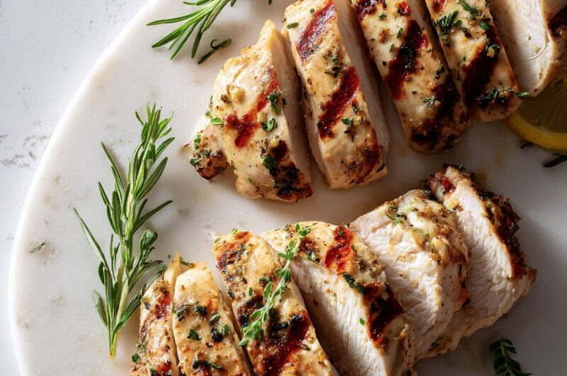 Cedar Grilled Lemon Chicken Recipe