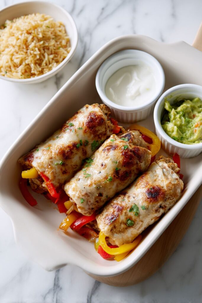 Chicken Fajita Rollup Recipe