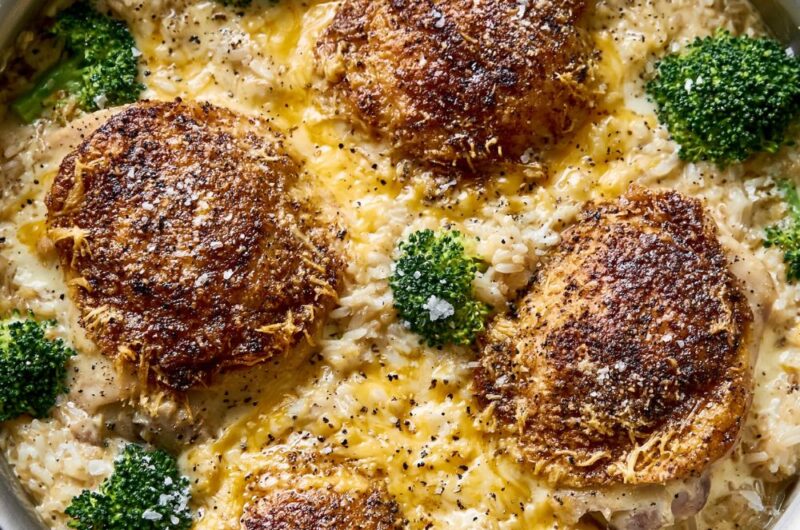 Cracker Barrel Creamy Cheddar Chicken Skillet Recipe